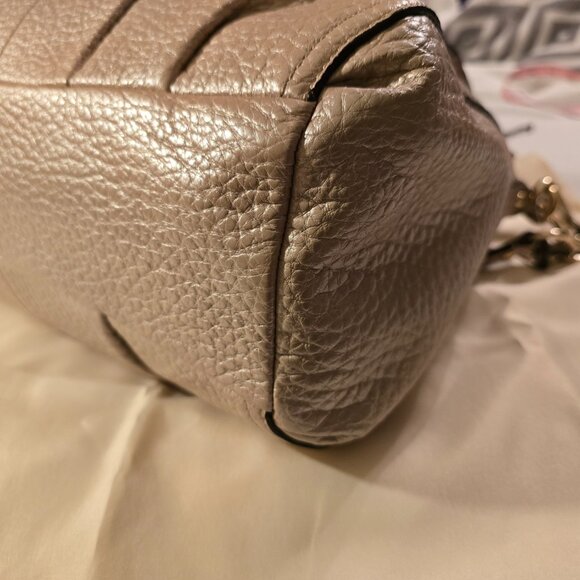 Coach Madison Pinnacle Pebbled Leather Carie Lily Handbag Pink Pearl 22367 NWT - Picture 14 of 16